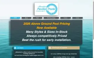 Adirondack Pavilion Pools website