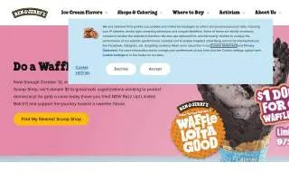 Ben & Jerry's of Saratoga Springs website