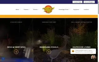 Concord Pools & Spas of Saratoga Springs website