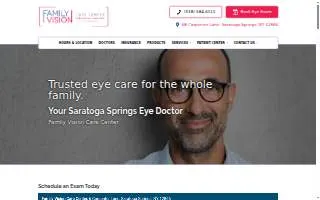 Family Vision Care Center website