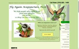 Fly Again Acupuncture website