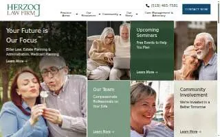 Herzog Law Firm, P.C. of Saratoga Springs website