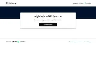 Neighborhood Kitchen of Saratoga Springs website