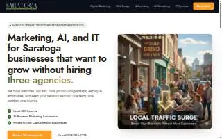 Saratoga Digital Marketing of Saratoga Springs website