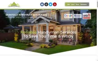Saratoga Handyman Service LLC website