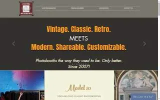 Saratoga Photobooth Company website