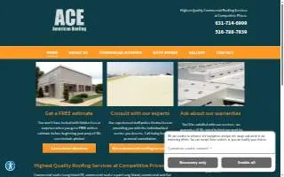 ACE American Roofing website