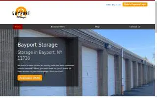 Bayport Storage website