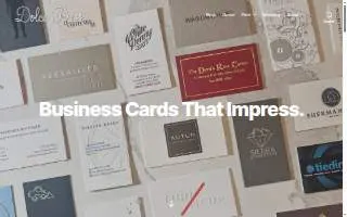 Dolce Press - Design + Print website