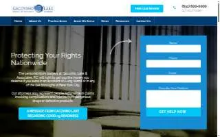 Gacovino, Lake & Associates, P.C. website