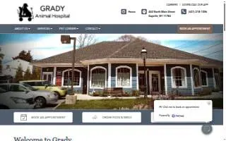 Grady Animal Hospital of Holbrook website