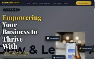 Heaven Dew & Legacy Accountancy website