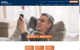 Ardsley Orthodontics website