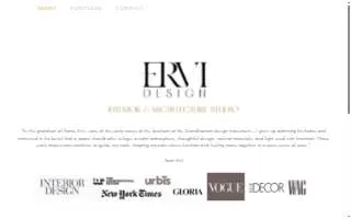 Ervi Design website