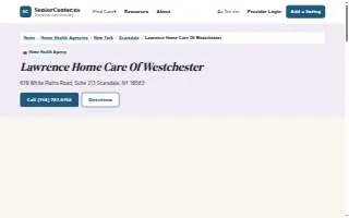 Home Care Agency Westchester website