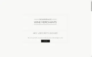 Scarsdale Wine Merchants website