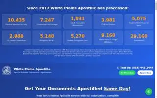 White Plains Apostille & Mobile Notary of Harrison website
