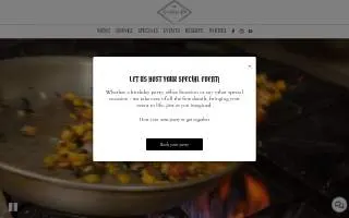 Backstage Pub website