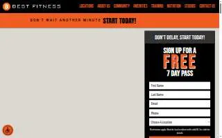 Best Fitness Schenectady website