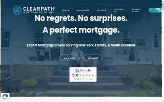 ClearPath Mortgage Solutions of Schenectady website