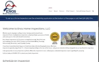 Enos Home Inspections LLC website