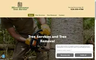 Harmony Tree Service of Schenectady website