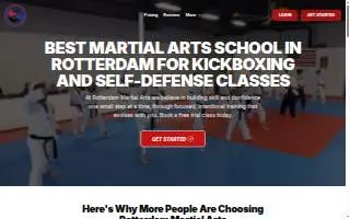 Rotterdam Martial Arts of Schenectady website