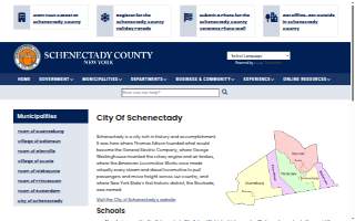 Schenectady County Departments of Social Services (Children's Services) and Probation website