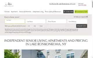 Atria Hertlin Place of Selden website