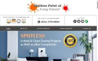 Spotless Paint of Long Island Inc. website