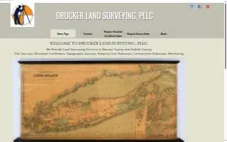 Drucker Land Surveying, PLLC website