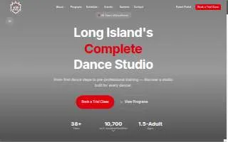 KP Dance Center website