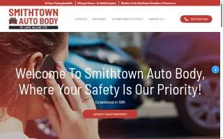 Smithtown Auto Body website