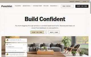 Punchlist website
