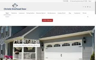 Christie Overhead Door & Repair Services website