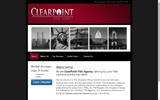 ClearPoint Title Agency, LLC website