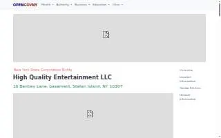 High Quality Entertainment website