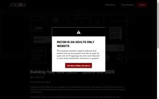 Recon Pest Control Inc website