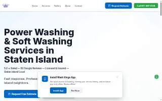 Staten Island Wash Kings website