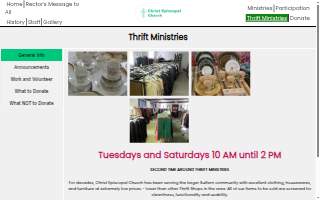 Christ Episcopal Church Thrift Store
