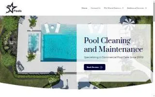 Five Star Pools website