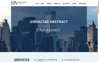 Gibraltar Abstract Corporation website