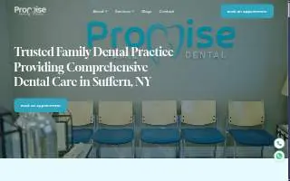 Promise Family Dental Suffern website