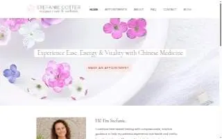 Stefanie Cotter Acupuncture website