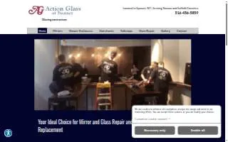 Action Glass of Syosset website