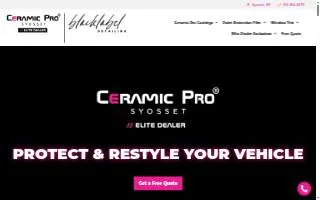 Ceramic Pro Syosset website