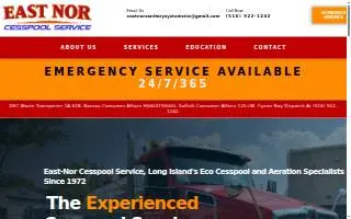 East-Nor Cesspool Service website