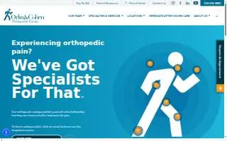 Orlin & Cohen Orthopedic Group of Syosset website