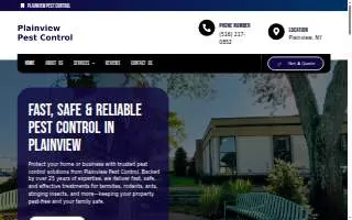 Plainview Pest Control website