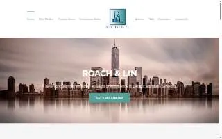 Roach & Lin, P.C. website